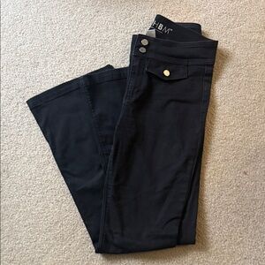 White House Black Market Black Flare Jeans
